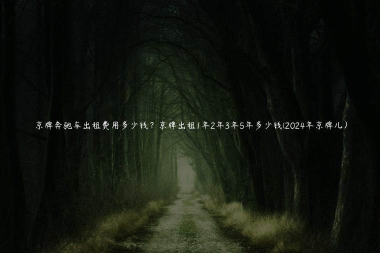 京牌奔驰车出租费用多少钱？京牌出租1年2年3年5年多少钱(2024年京牌儿）