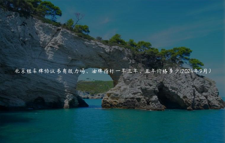 北京租车牌协议书有效力吗、油牌指标一年三年、五年价格多少(2024年9月）