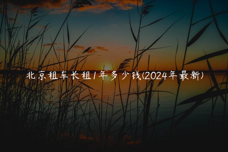 北京租车长租1年多少钱(2024年最新)