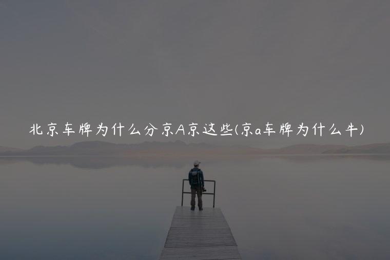 北京车牌为什么分京A京这些(京a车牌为什么牛)